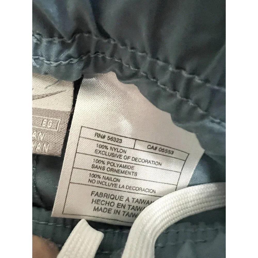 Vintage 90s Nike Wide Leg Baggy Lightweight Track Pants Size XL Blue Pockets